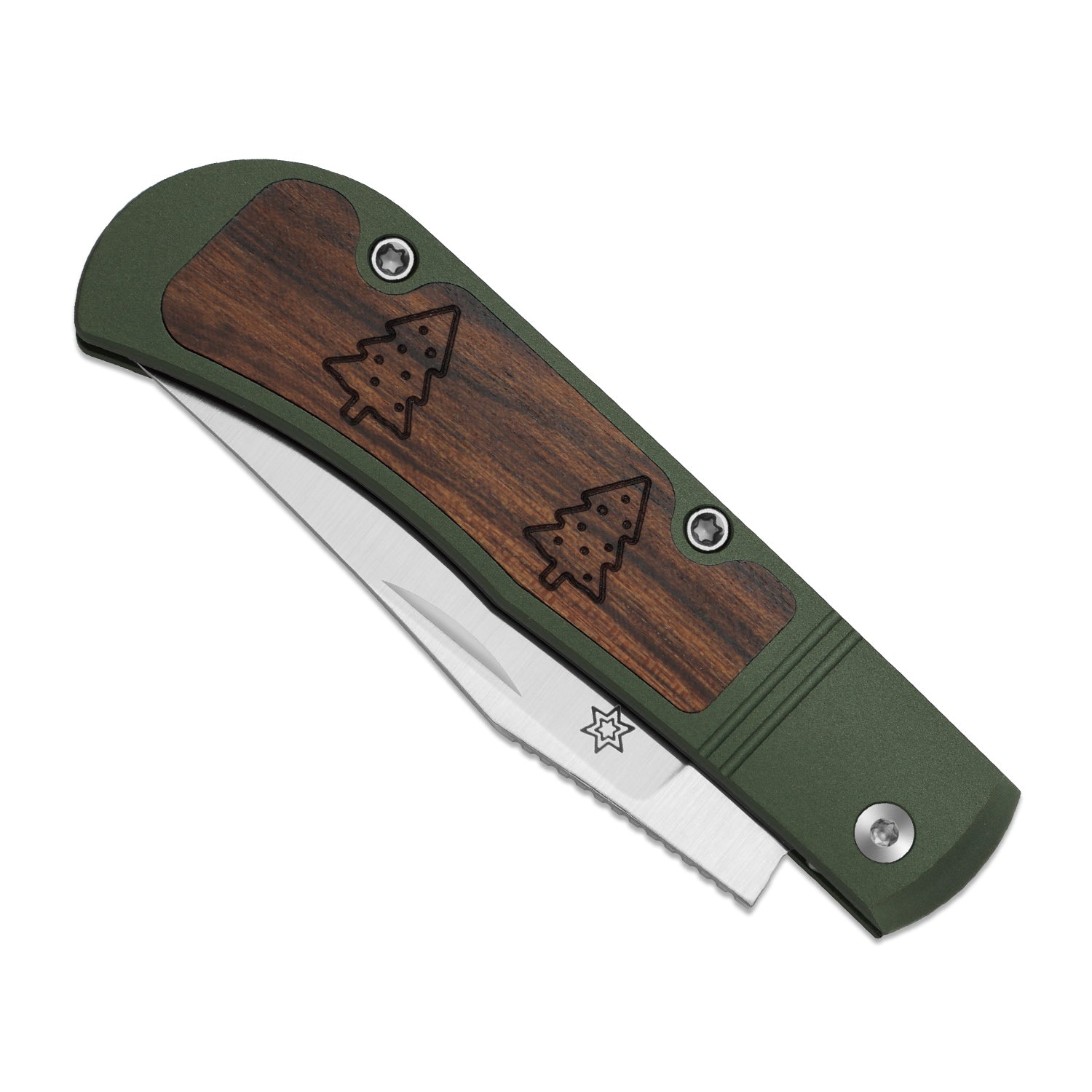 Christmas | Trestle | S45VN | Aluminum & Mkuruti Wood | KizerB™ 3761MC1 | Limited