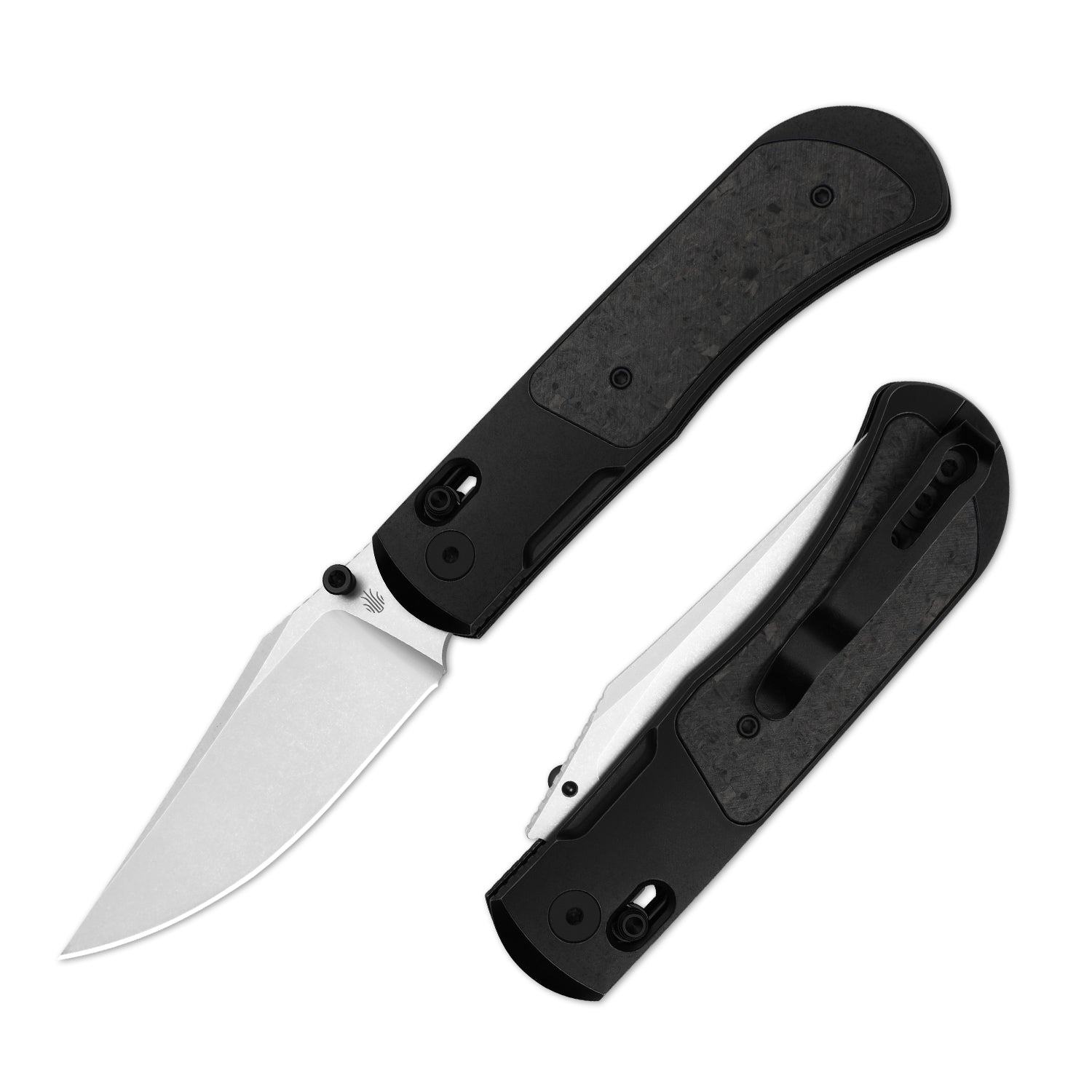 Tycho | M390 | Titanium & Carbon Fiber | KizerB™ 4761A4