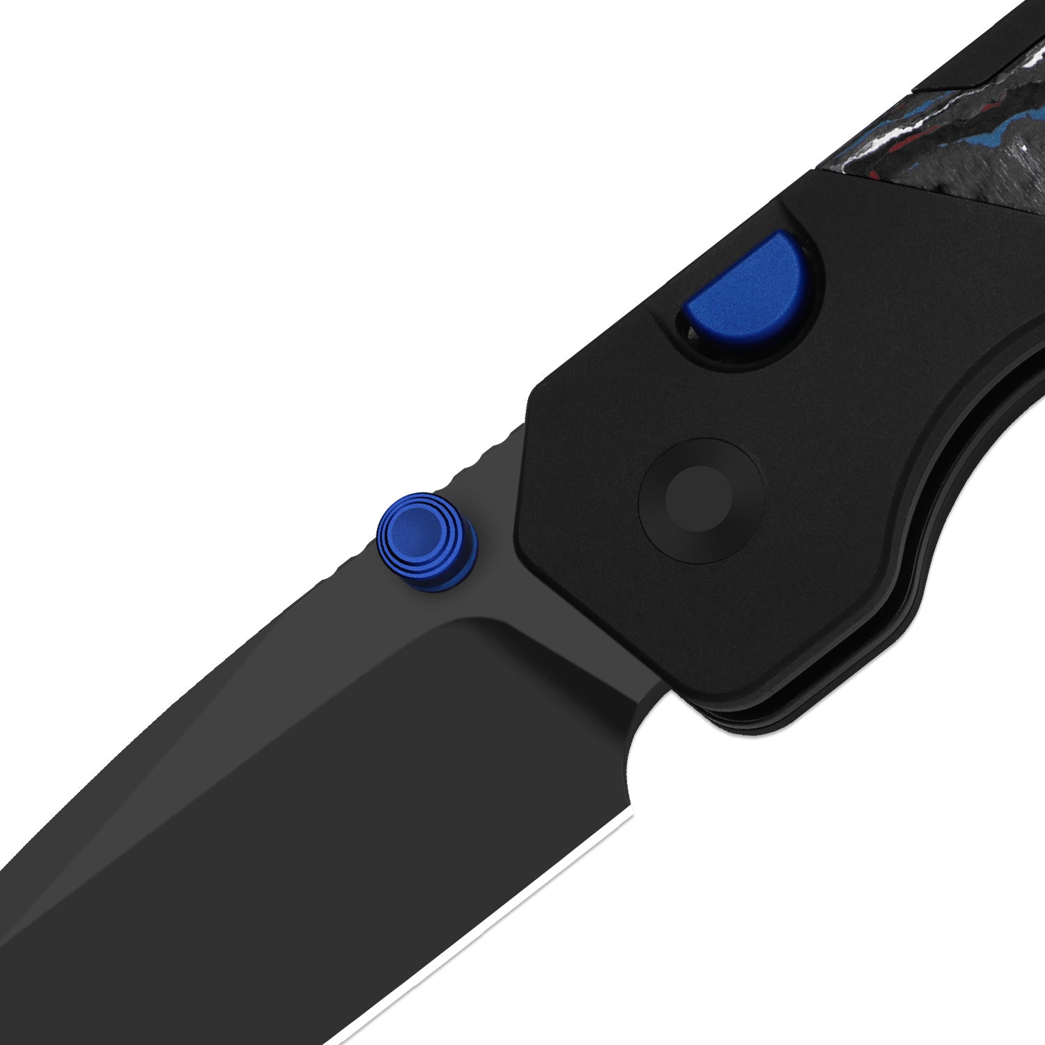 Militaw 315 KwikSwap™ | Kizer Button Liner Lock™ | M390 + Matte DLC Ultra | Aluminum & FatCarbon Nebula | KizerB™ 3634.31BDA1