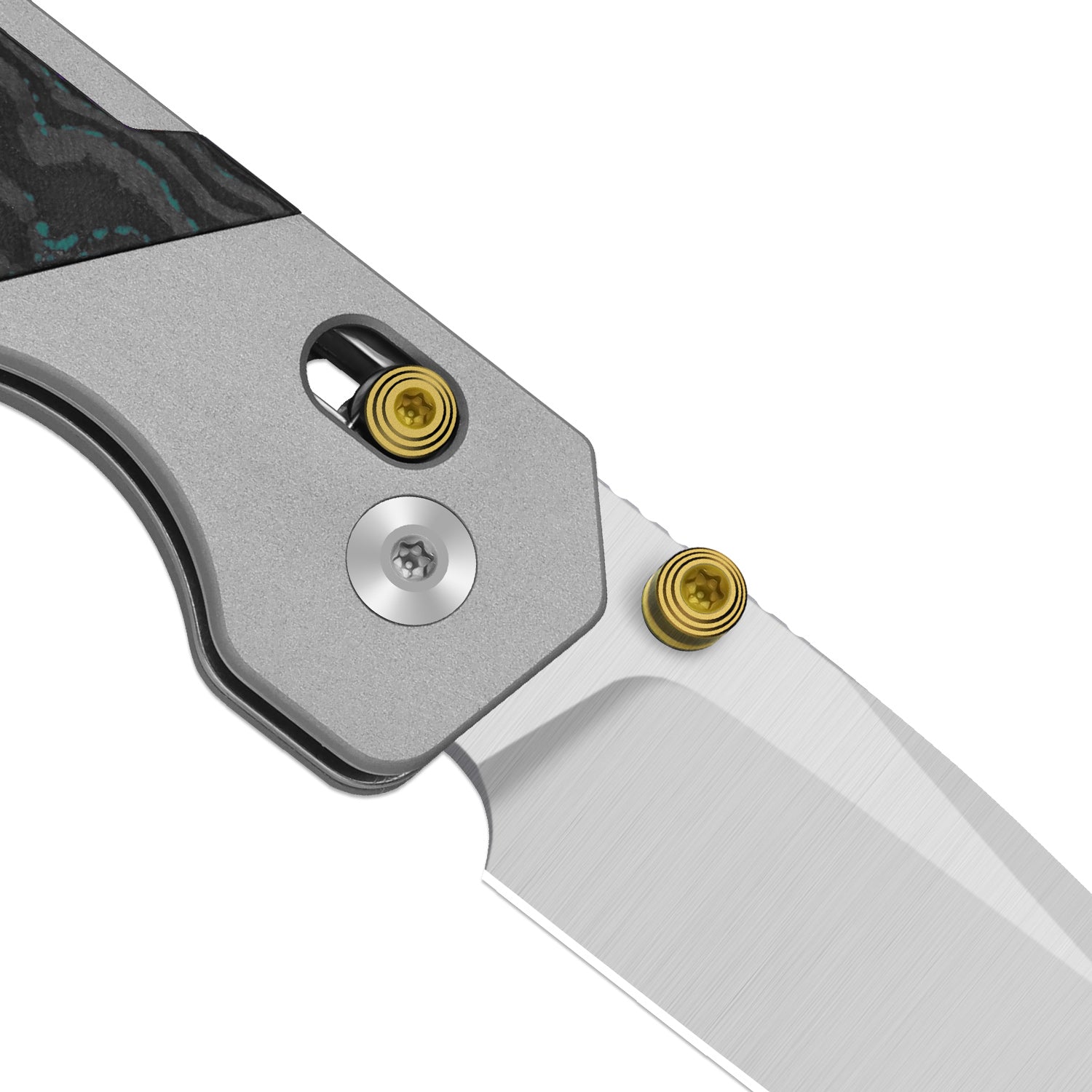 Militaw 315 KwikSwap™ | Kizer Clutch Lock™ | Elmax + Satin | Aluminum & Shipwreck CamoCarbon | KizerB™ 3634.31CDA2