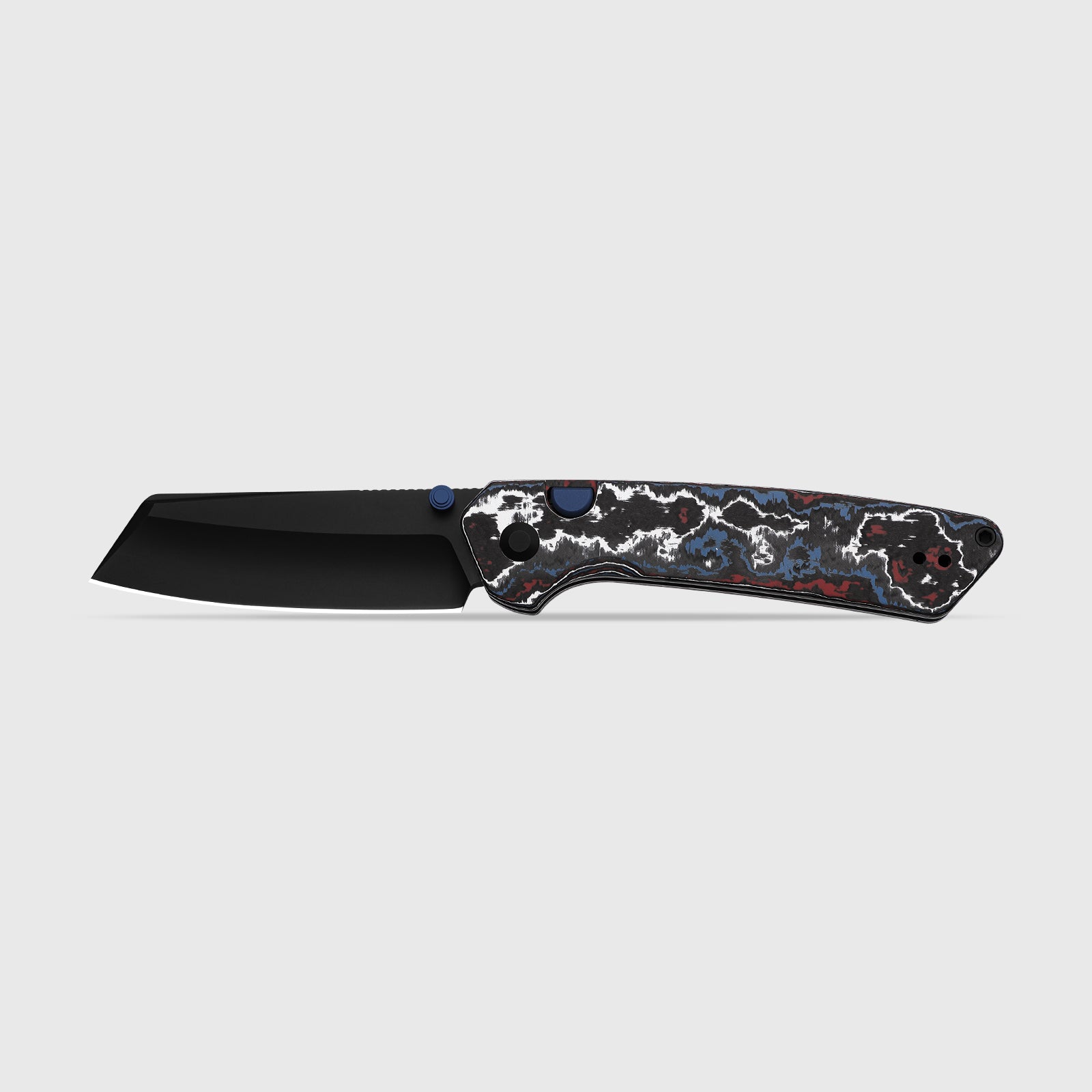 Madrac | Kizer Button Liner Lock™ | Fatcarbon Nebula | S45VN + Hollow Grind | KizerB™ 3693A1