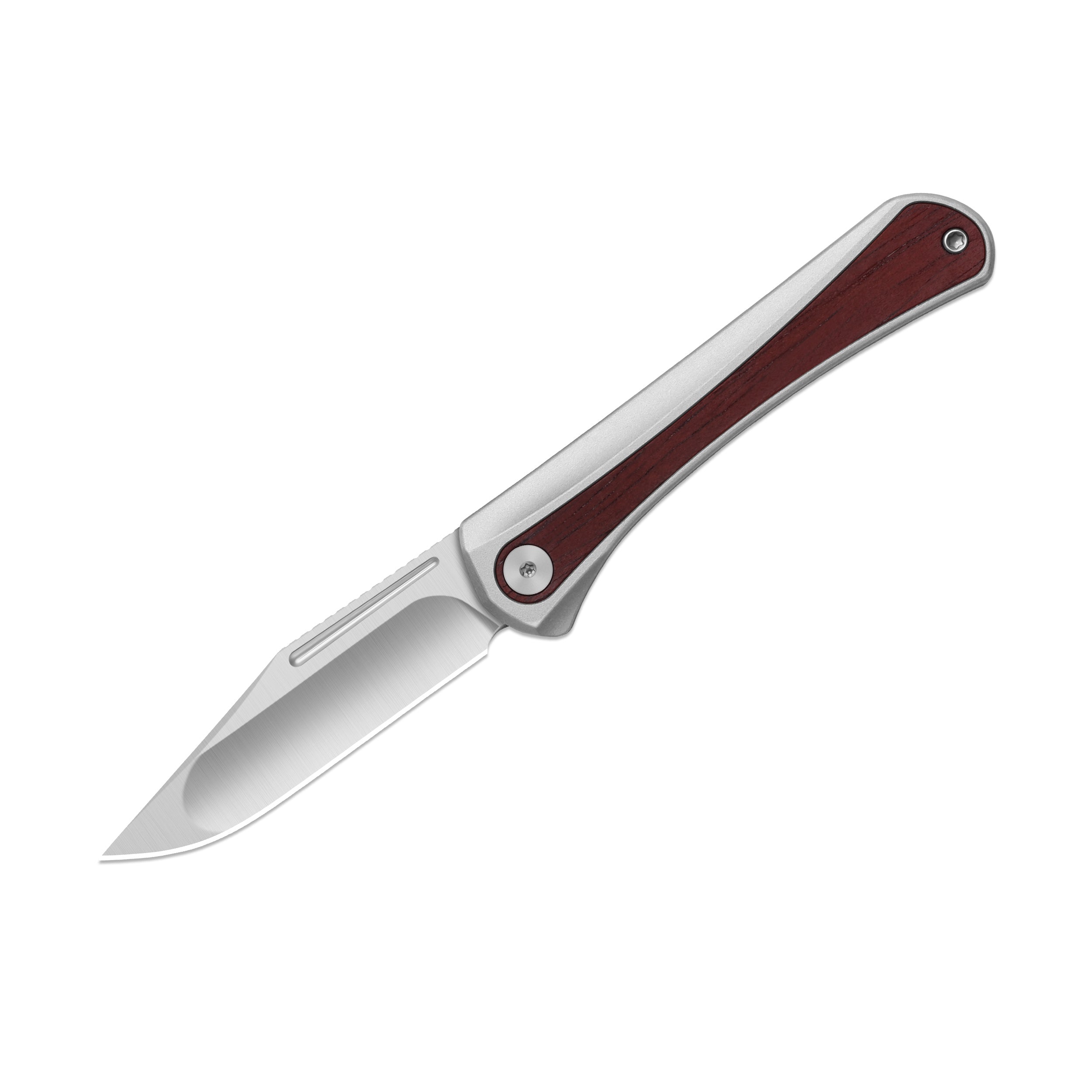 Melody | S35VN | Compound Grind | Aluminum & Panama Rosewood KizerB™ 3732A2