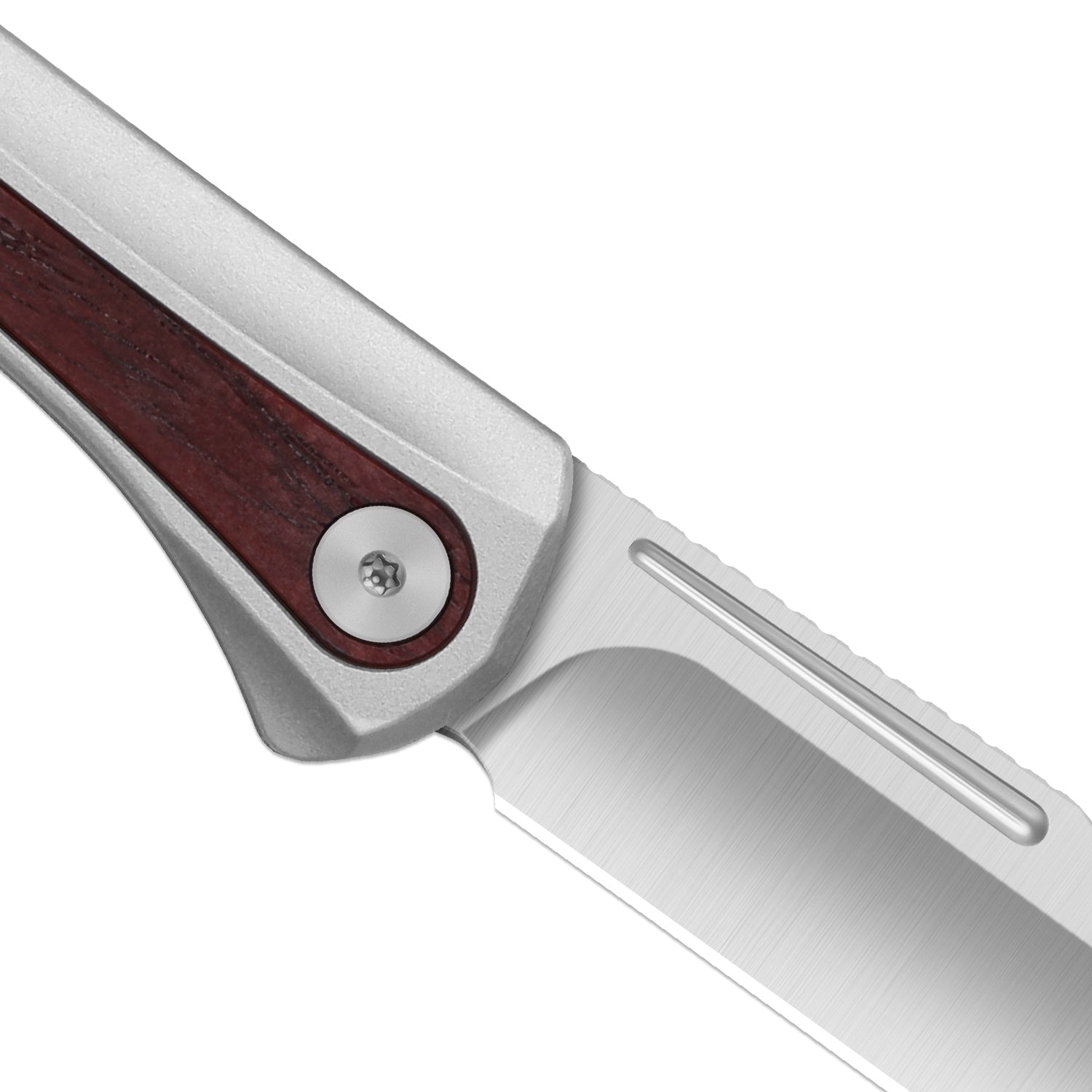 Melody | S35VN | Compound Grind | Aluminum & Panama Rosewood KizerB™ 3732A2