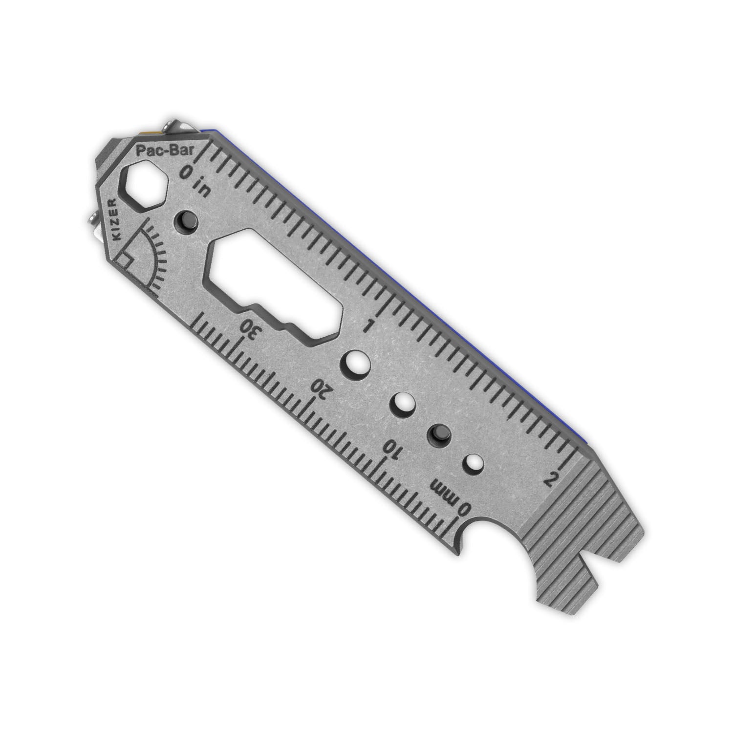 Kizer Titanium & G10 EDC Multi-Functional Tools Blue Pac-Bar
