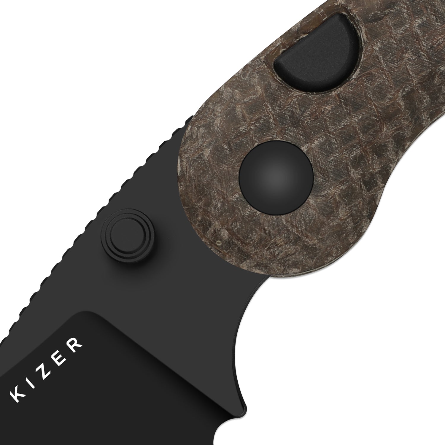 Microbe™ | GID Canvas Micarta Handle | Kizer Button Liner Lock™ | 14C28N |  KizerV™ 2742A10