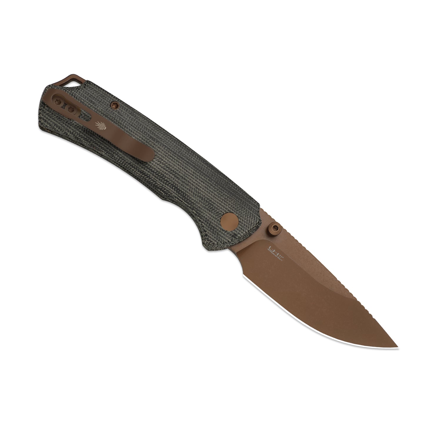 T1 BD | Button Liner Lock™ | Sunset Metal PVD | Nitro-V | Norplex UltreX Micarta | KizerV™ 3490.2BA2