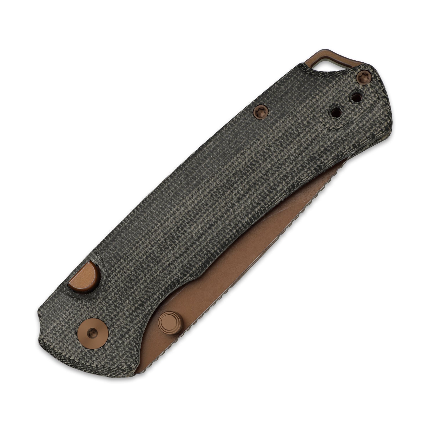 T1 BD | Button Liner Lock™ | Sunset Metal PVD | Nitro-V | Norplex UltreX Micarta | KizerV™ 3490.2BA2
