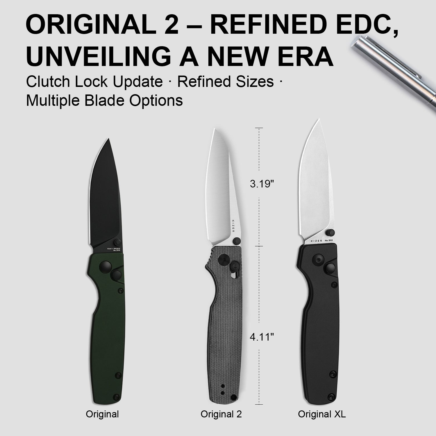 Original 2 | 14C28N | Micarta | KizerV™ 3605.2SA1