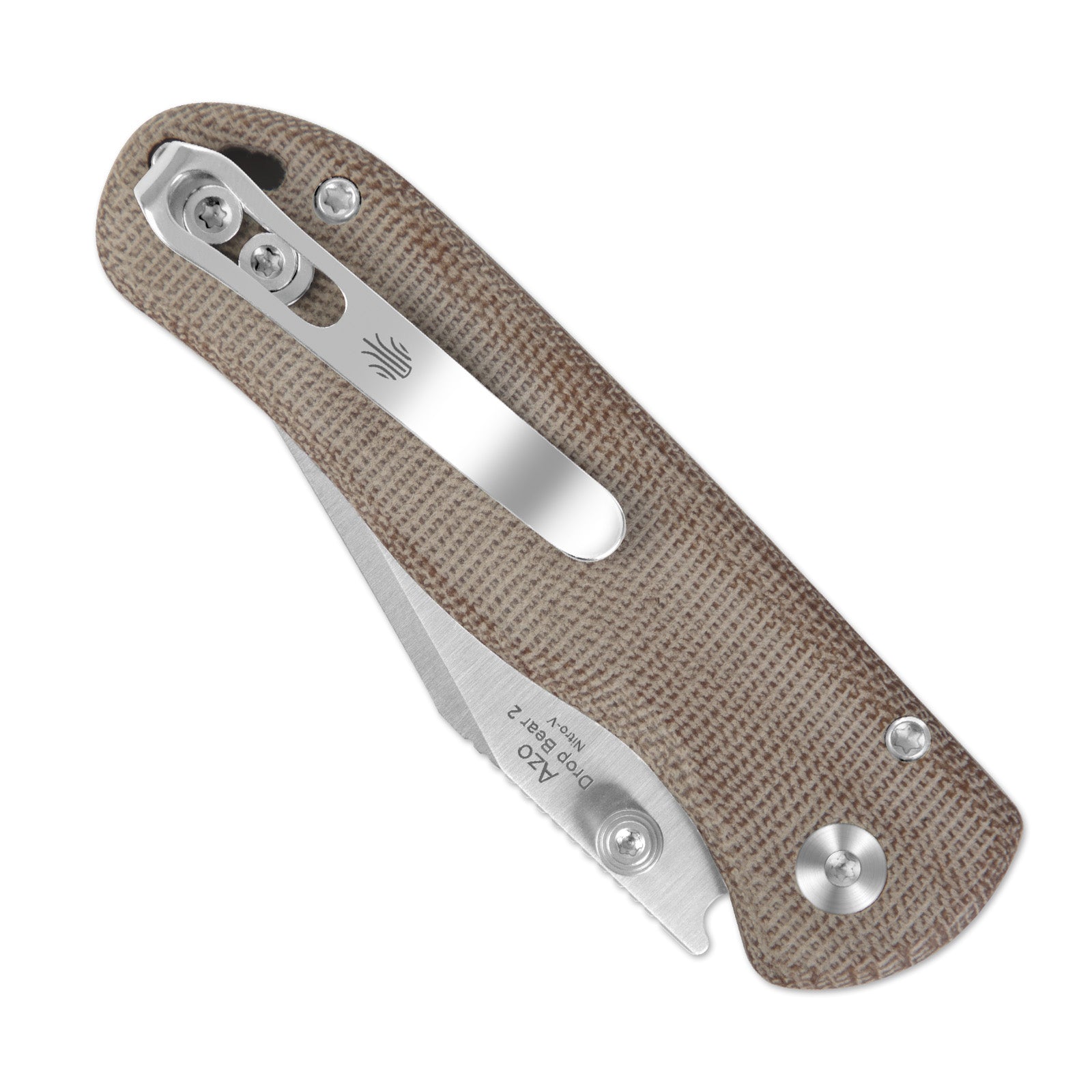 Drop Bear® 2 | Kizer Button Liner Lock™ | Nitro-V | Micarta | Kizer Button Liner Lock™ | KizerV™ 3619.2CC1