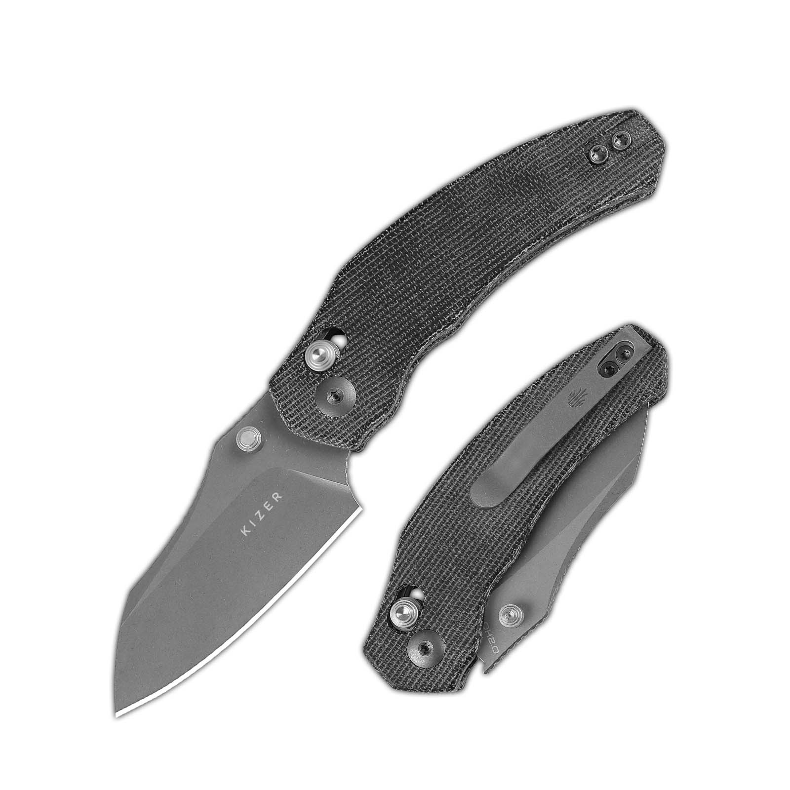 Mini Bulldog | Nitro-V | Micarta | KizerV™ 3672SA2