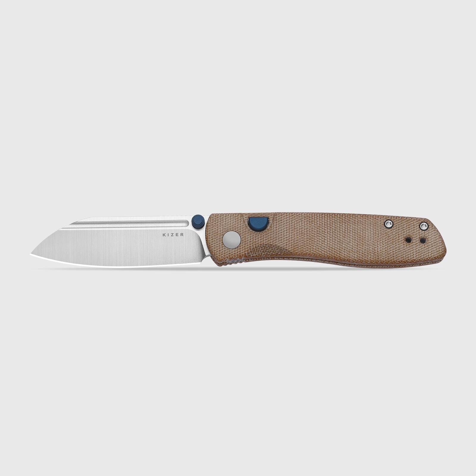 Renissance | Kizer Button Liner Lock™ | Norplex UltreX™ Micarta | N690 Satin | KizerV™ 3698A2