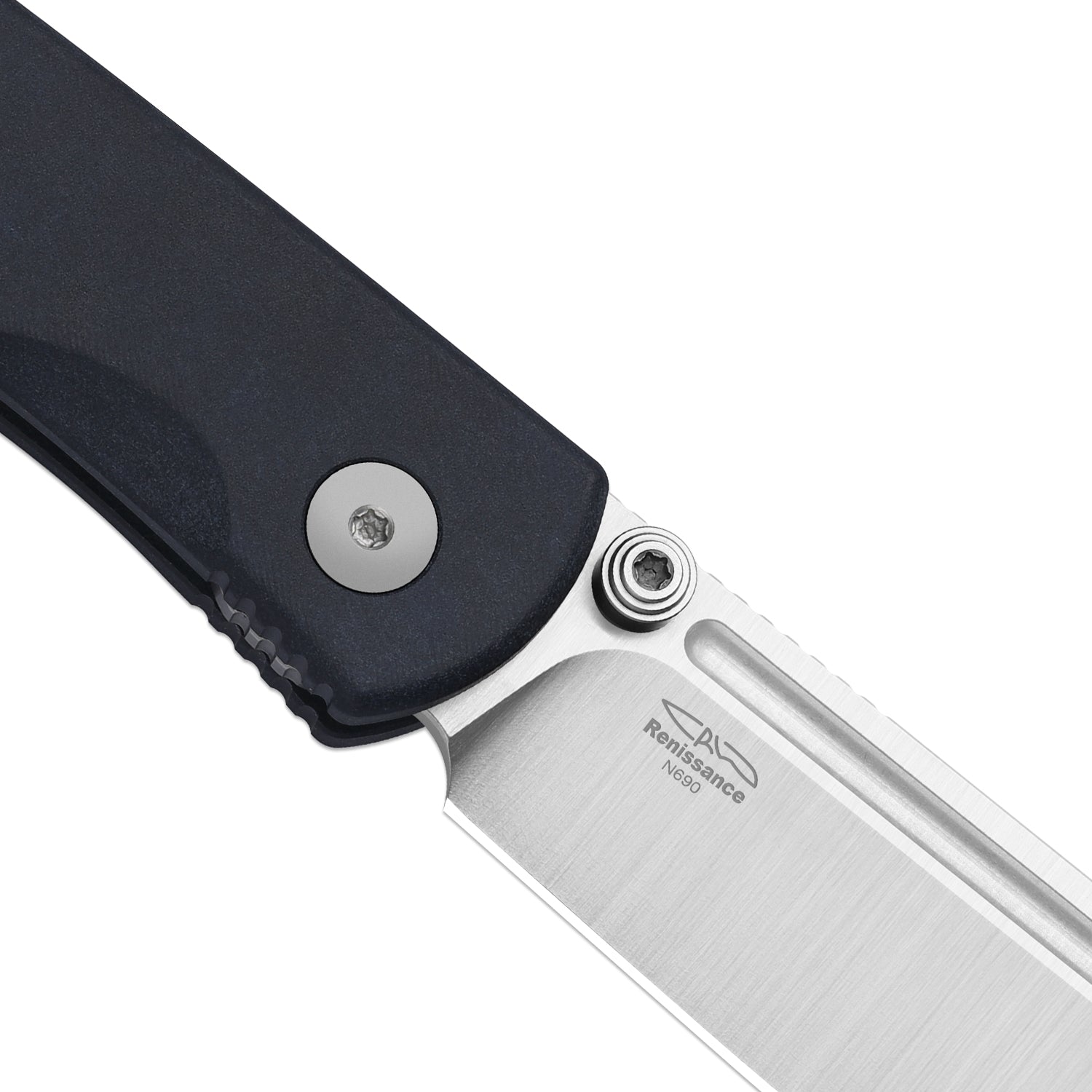 Renissance | Kizer Button Liner Lock™ | Richlite | N690 Satin | KizerV™ 3698A3