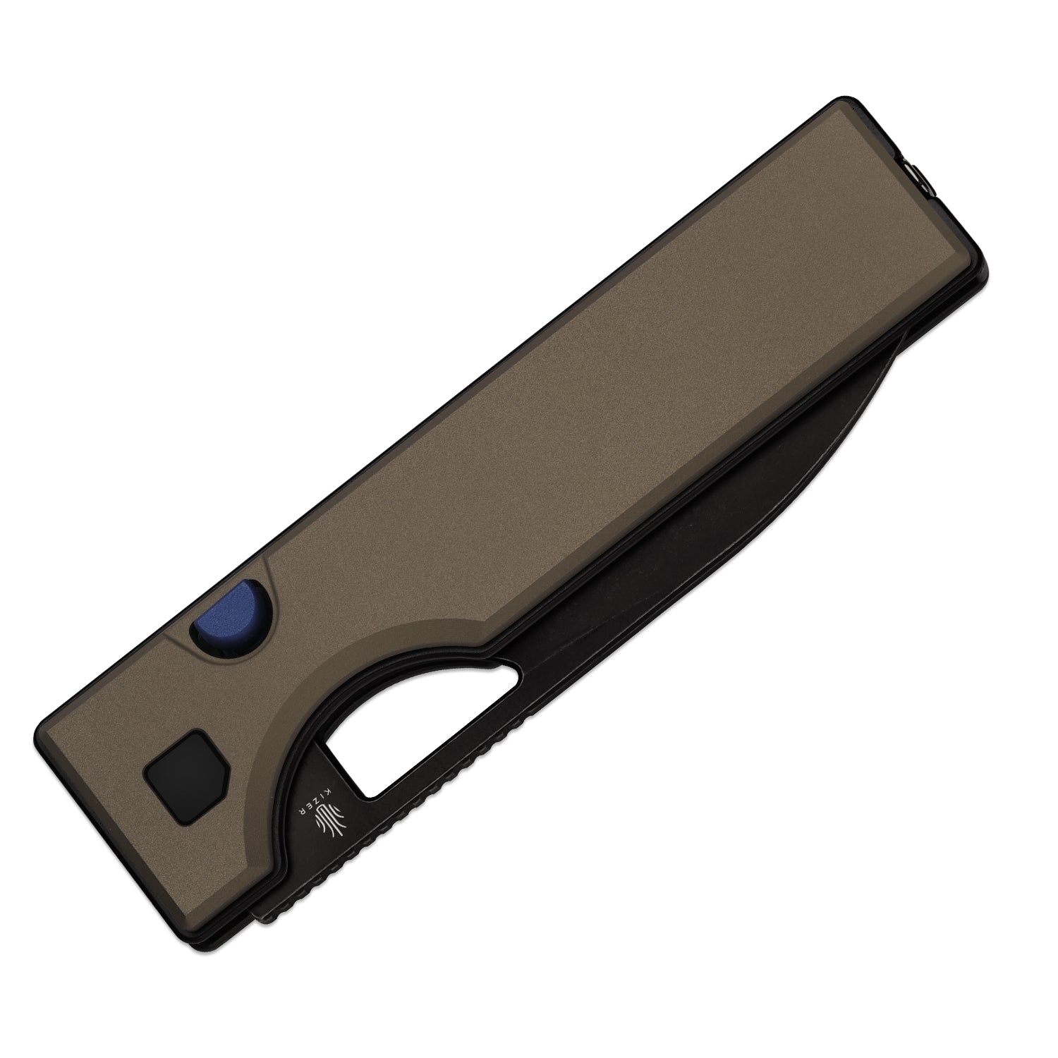 Little Ringbo | Kizer Button Liner Lock™ | Aluminum | AEB-L PVD Coating & Stonewashed | KizerV™ 3708A2