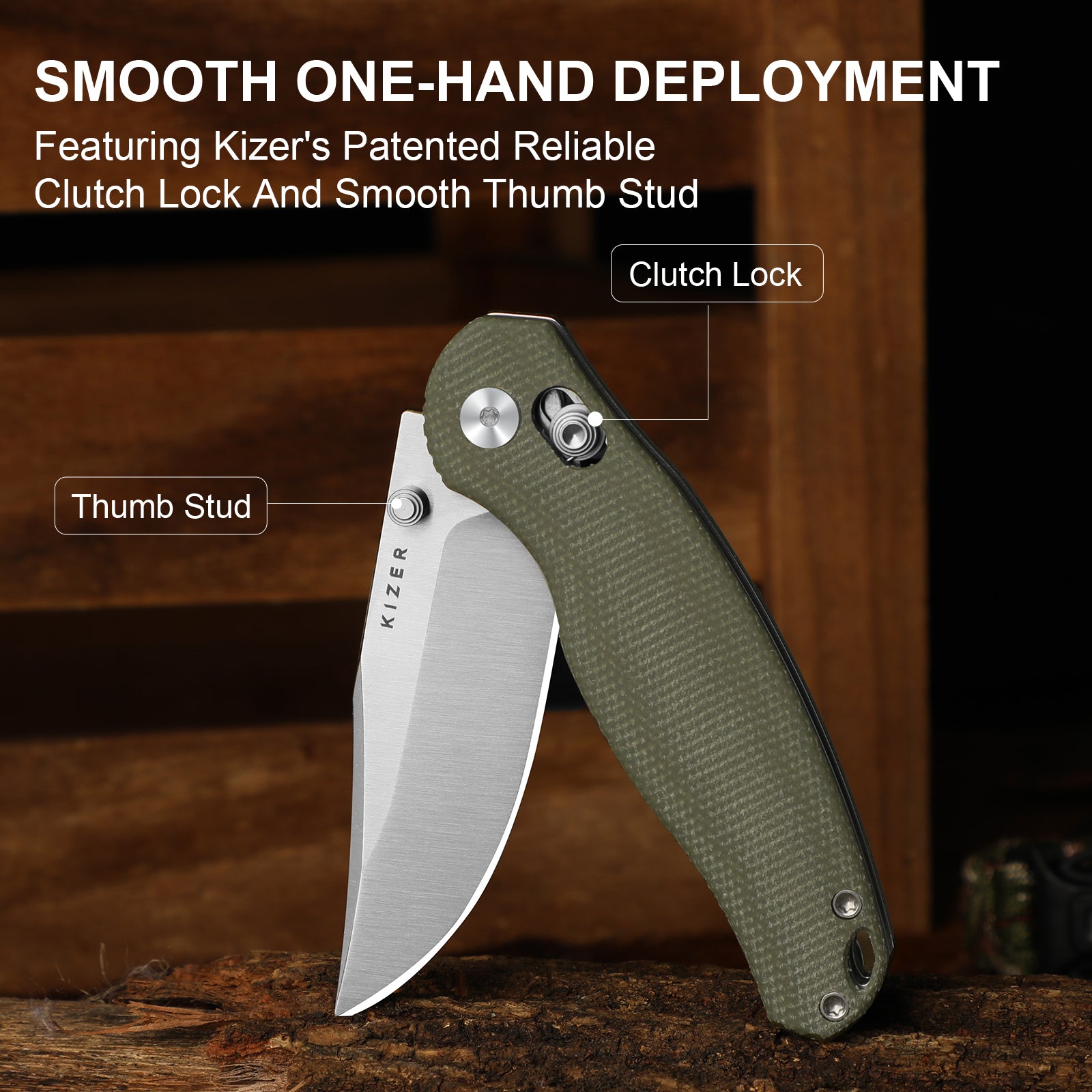 Phoca CC | AEB-L | Micarta | KizerV™ 3780A1