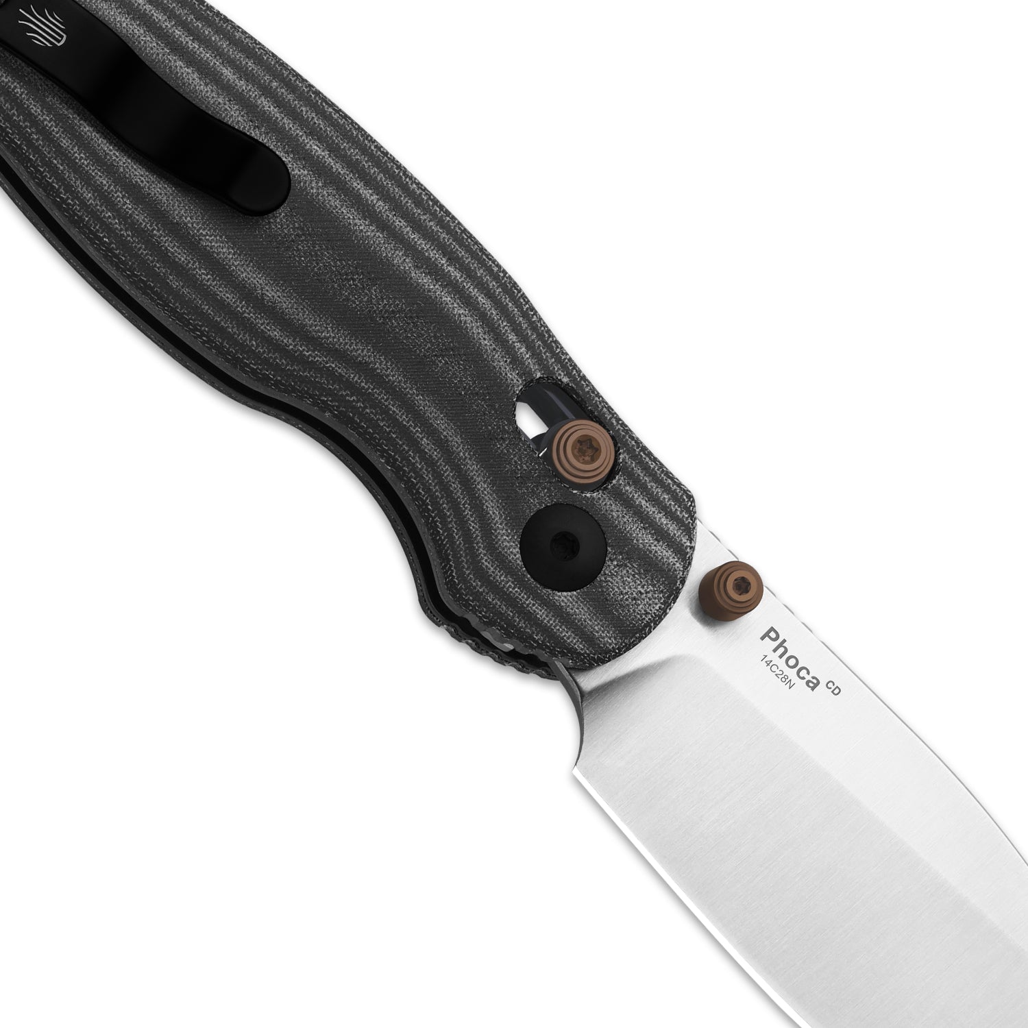 Phoca CD | Kizer Clutch Lock™ | 14C28N | Norplex UltreX™ Micarta | KizerV™ 3781CDA1