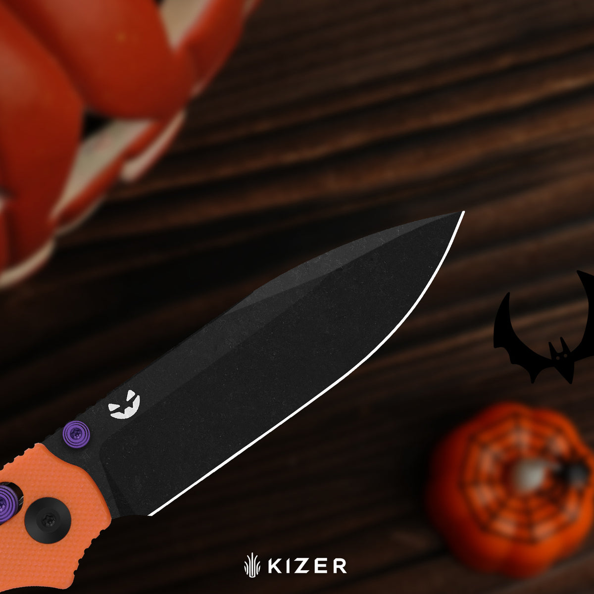 Halloween | Pokiman CD | AEB-L | G10 Handle with GID Inlays | KizerV™ 3789HW2 | Halloween Special Edition