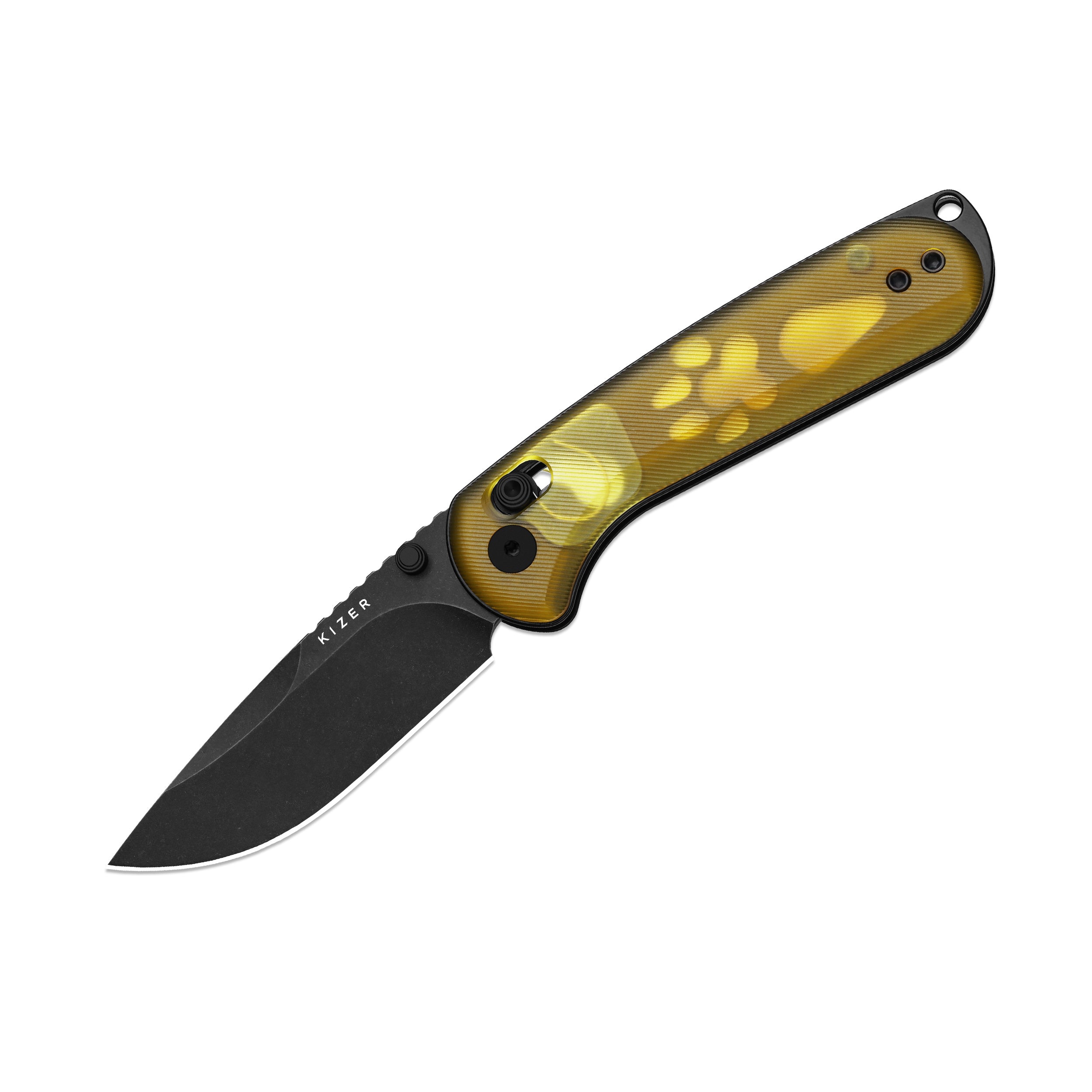 Buddy II | Kizer Clutch Lock™ | PEI | AEB-L PVD Coating & Stonewashed | KizerV™ 3790A1
