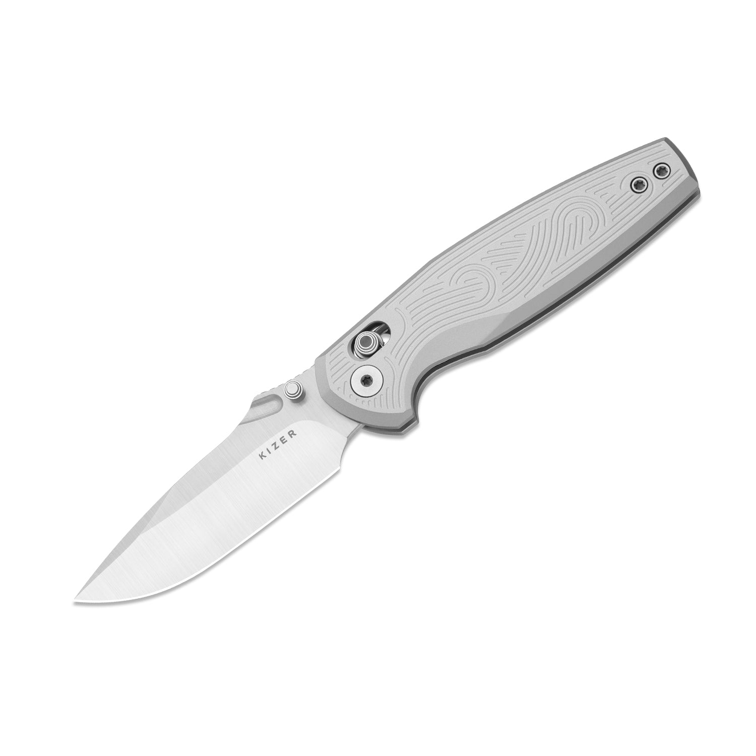 Khamsin | Kizer Clutch Lock™ | Nitro-V | Sandstorm Aluminum | Satin Finish | KizerV™ 3791A3
