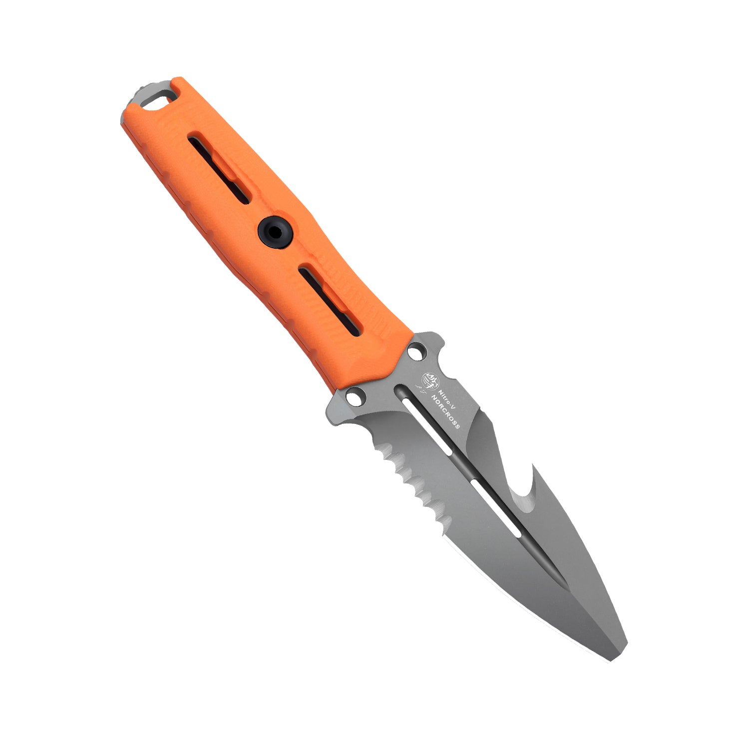 Norcross | Nitro-V | Orange G10 | Exclusive . Double Edged | KizerV™ FB01A7
