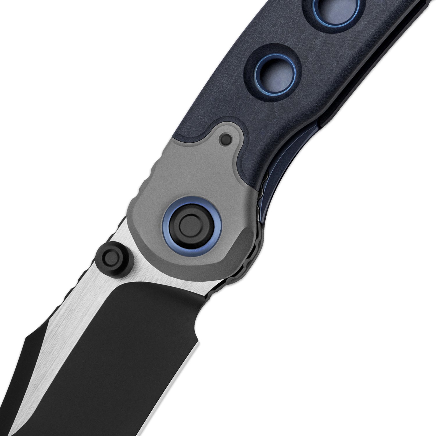 PIONEER | S35VN | Blue Canyon & Titanium | KizerB™ FK03A2