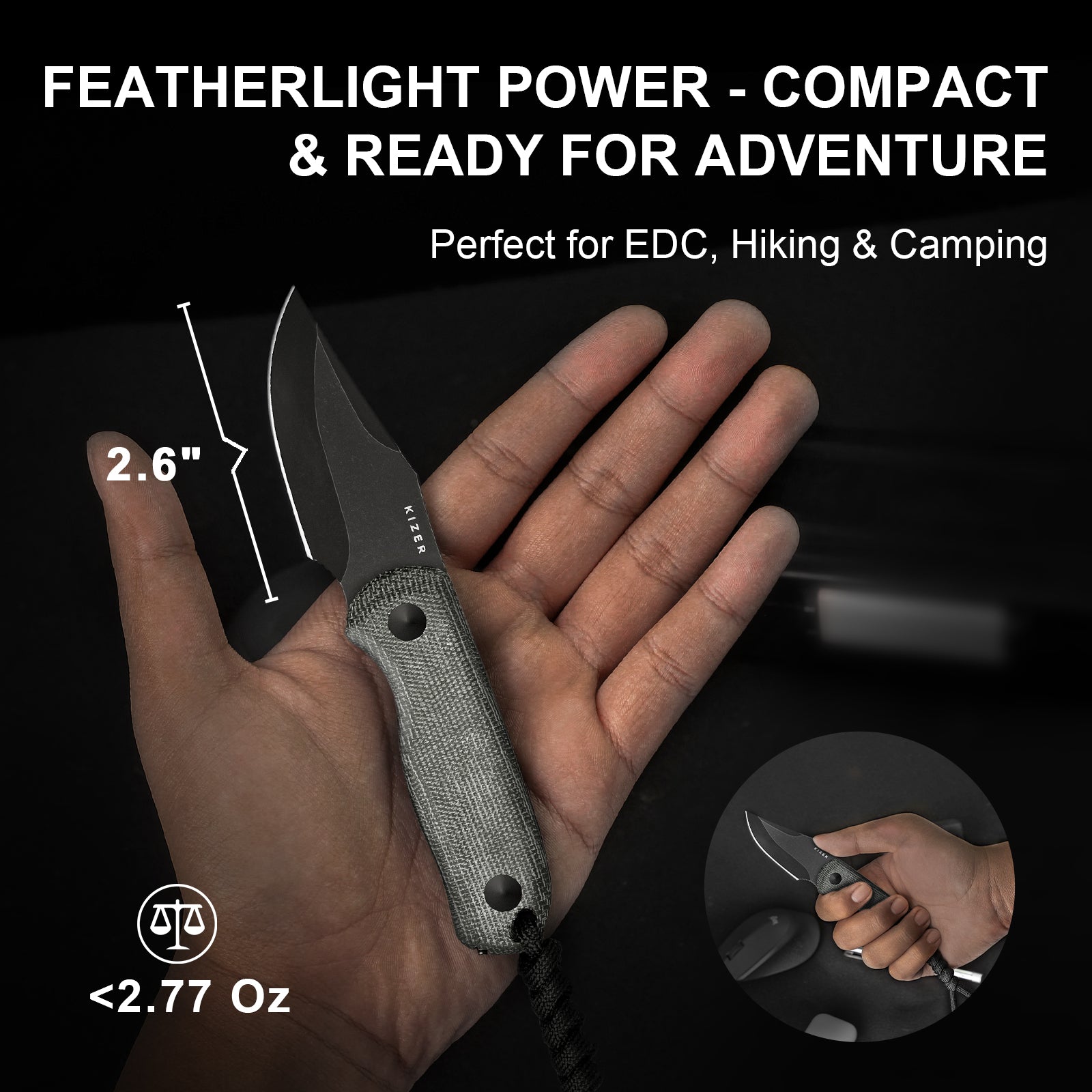 Drop Bear® Fix | AEB-L | Micarta | KizerV™ 1092A1