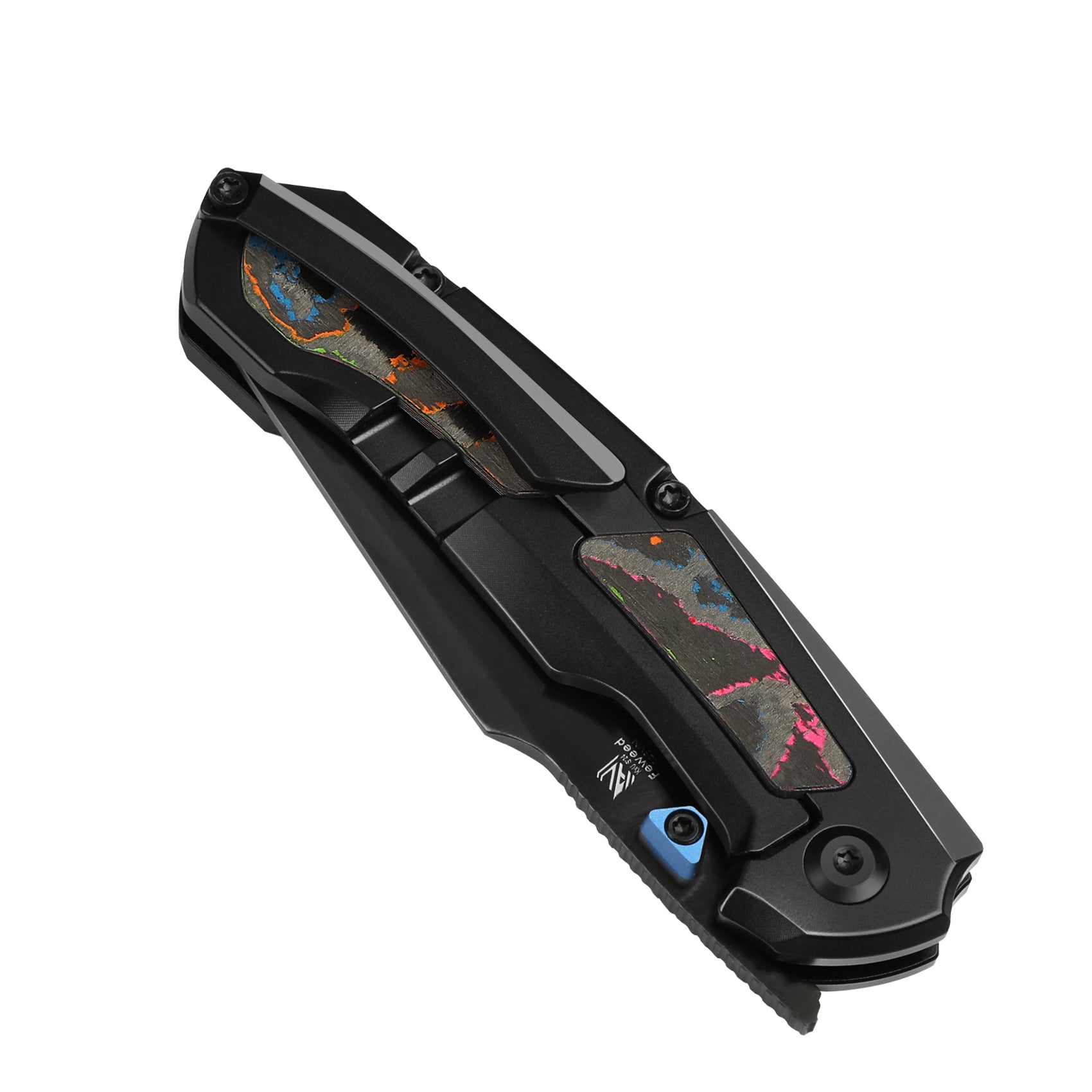 Feweed | S45VN | Titanium（Camo Carbon 80s）| KizerB™ 3694A3