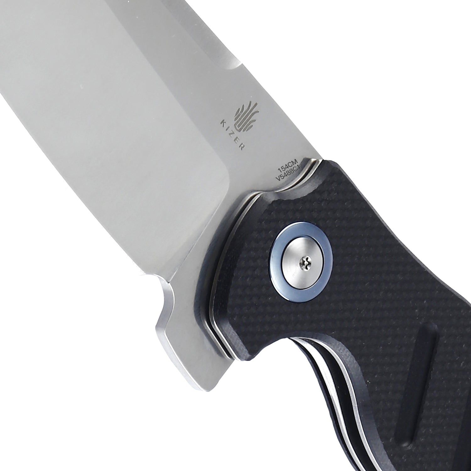 Kizer Sheepdog C01c XL  G-10 Black V5488C1 (3.94" Satin)