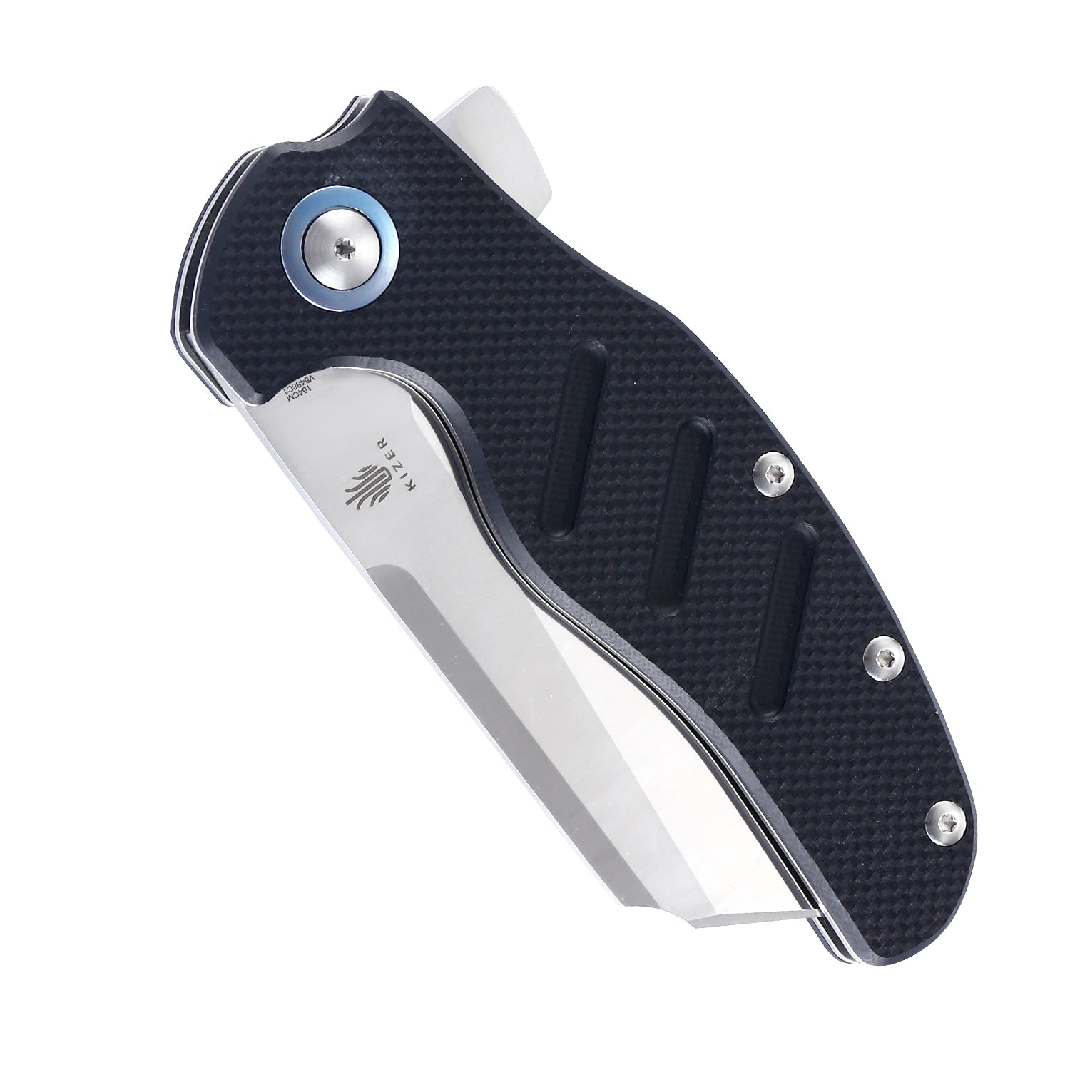 Kizer Sheepdog C01c XL  G-10 Black V5488C1 (3.94" Satin)